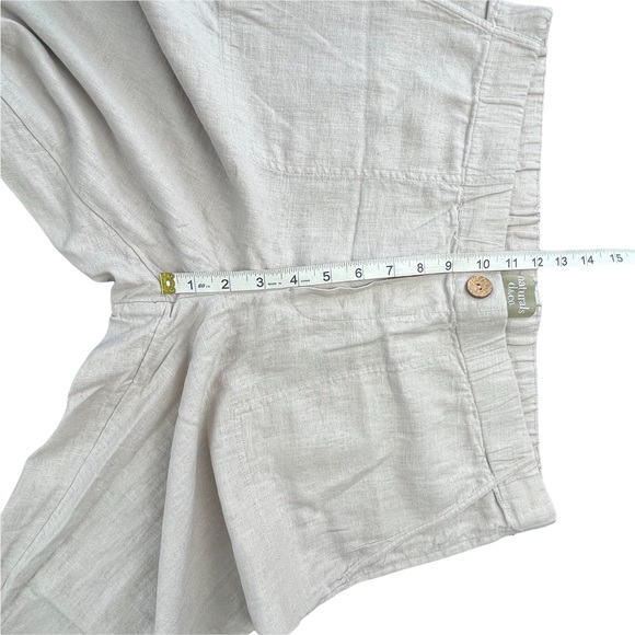 Naturals D&Co. Linen Blend Straight Leg Pants Summer Essential! Sz S - Picture 8 of 13